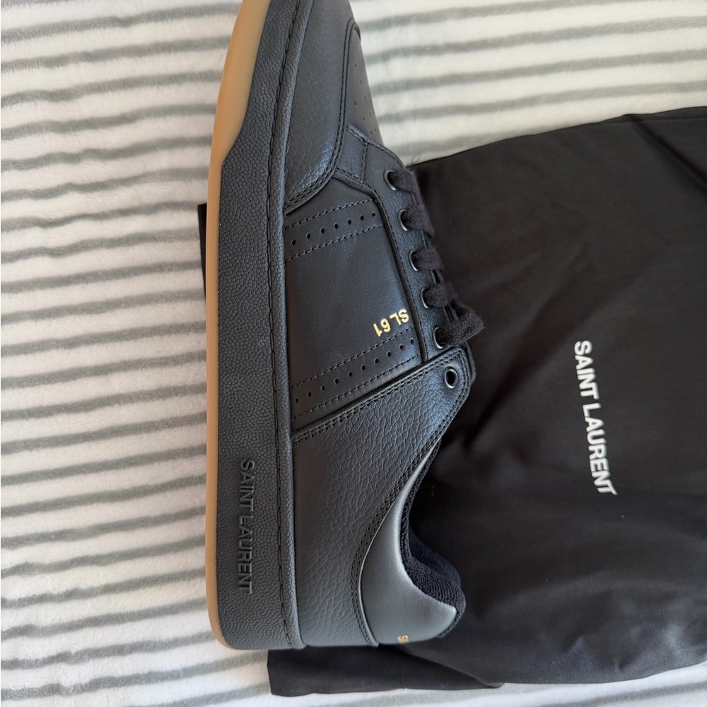 saint laurent sl 61 black sneakers